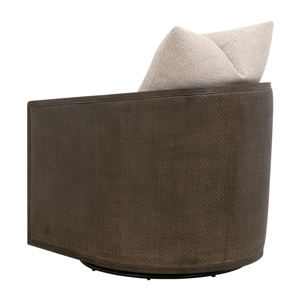 McGuire Swivel Club Chair