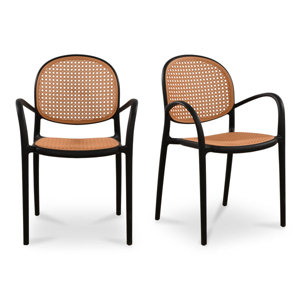 Moe's Soren Outdoor Dining Chair Set of 2