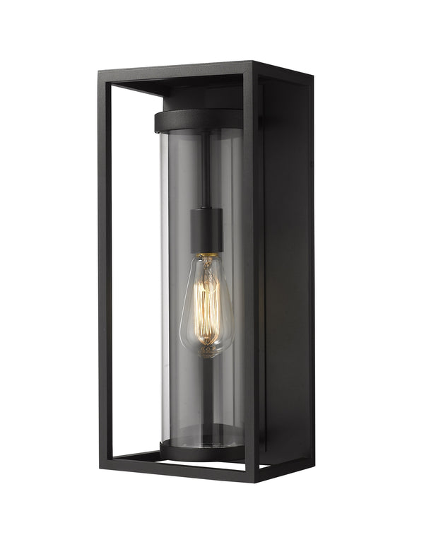 Dunbroch 1 Light Outdoor Wall Sconce in Black Finish