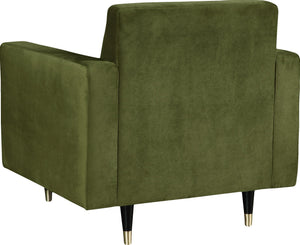Kristin Chair In Olive Velvet