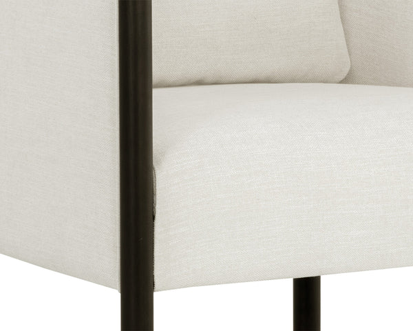 WILDER LOUNGE CHAIR - HEATHER IVORY TWEED
