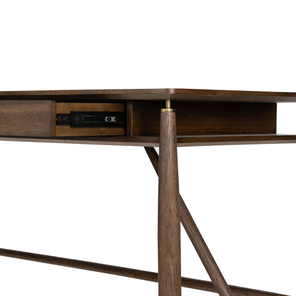 Markia Desk in Aged Oak