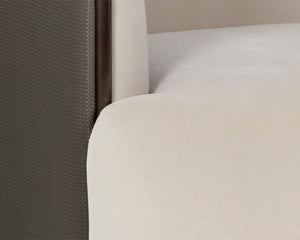 SIERRA ARMCHAIR - MEG TAUPE / PORCINI TAUPE