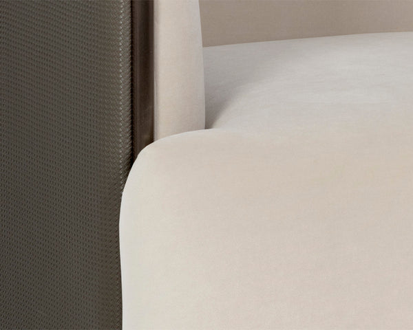 SIERRA ARMCHAIR - MEG TAUPE / PORCINI TAUPE