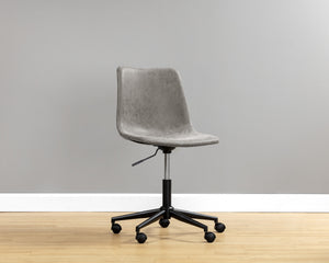 Cal Contemporary Office Chair - Antique Grey