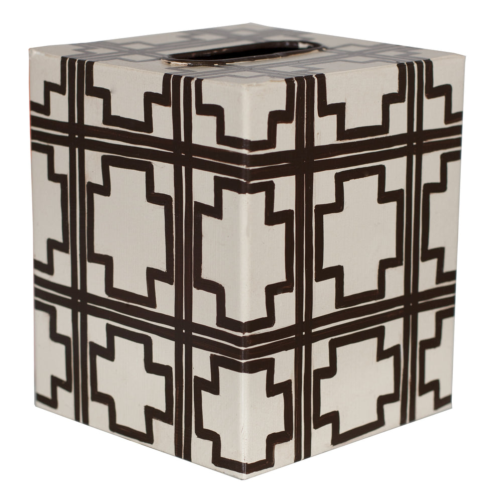 KLEENEX CREAM W BRN SQUARES