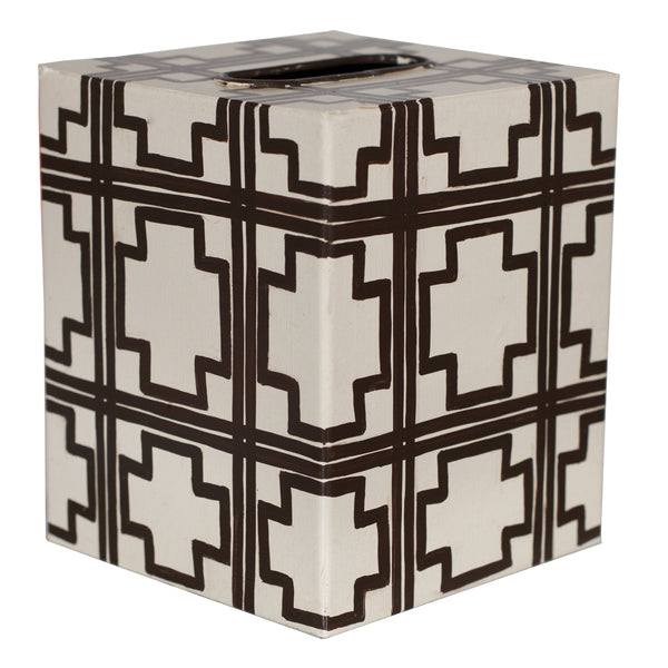 KLEENEX CREAM W BRN SQUARES