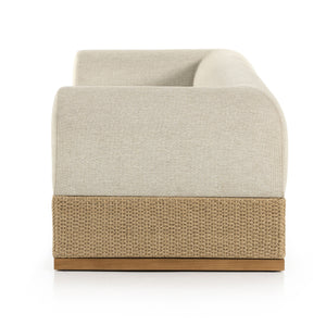 Joss Outdoor Sofa In 106" In Natural Teak