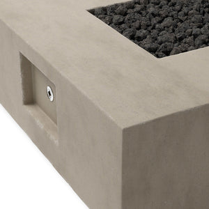 Donovan Outdoor Fire Table In Natural Concrete