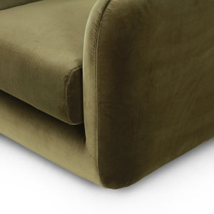Malakai Swivel Chair In Surrey Olive