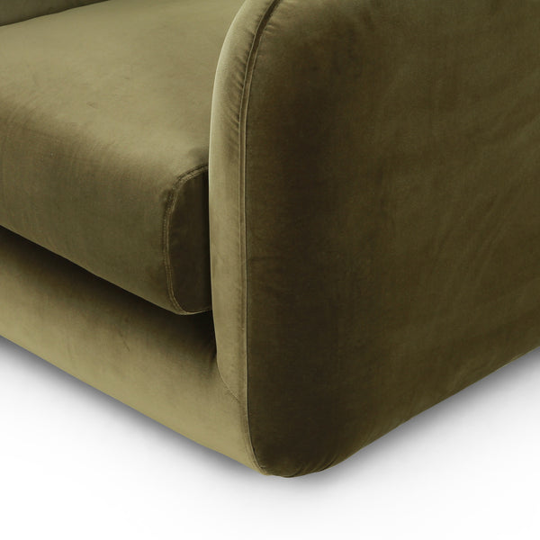 Malakai Swivel Chair In Surrey Olive