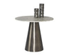 Damon Bistro Table - Gunmetal - 35.5"