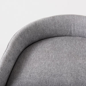 Hollyfield 20.5 x 19.7 x 32.7 Gray Fabric Seat W/ Gray Metal Base Bar Stool