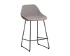 Mccoy Counter Stool - November Grey / Cinnamon Brown