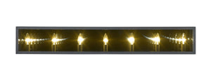 Infinity 7 Light Vanity in Misty Charcoal Finish