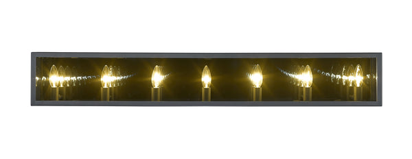 Infinity 7 Light Vanity in Misty Charcoal Finish