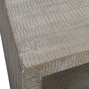 Bosk White Washed Coffee Table