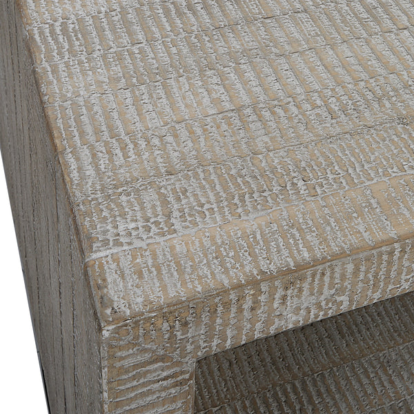 Bosk White Washed Coffee Table