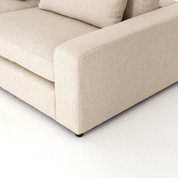 Bloor 5 Pc Sectional with Ottoman in Essence