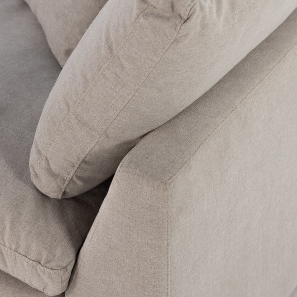Stevie 2 Pc Sectional Sofa In Dstn Flannel