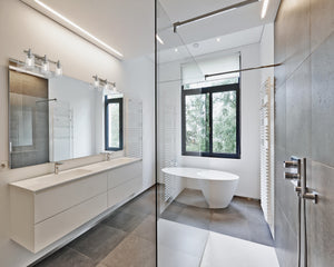 Bohin 3 Light Vanity in Brushed Nickel  Finish