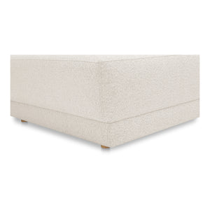 Moe's Bryn Collection Chaise in Oyster Beige