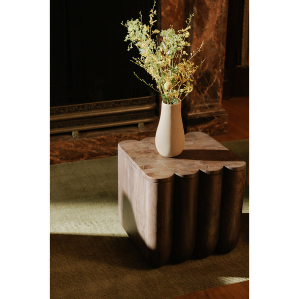 Moe's Punyo Punyo Acacia Accent Table Espresso Brown