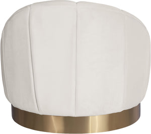Jesse Chair In Cream Velvet