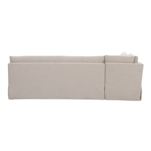 Fable L-Shape Dining Banquette Beige 100.5"