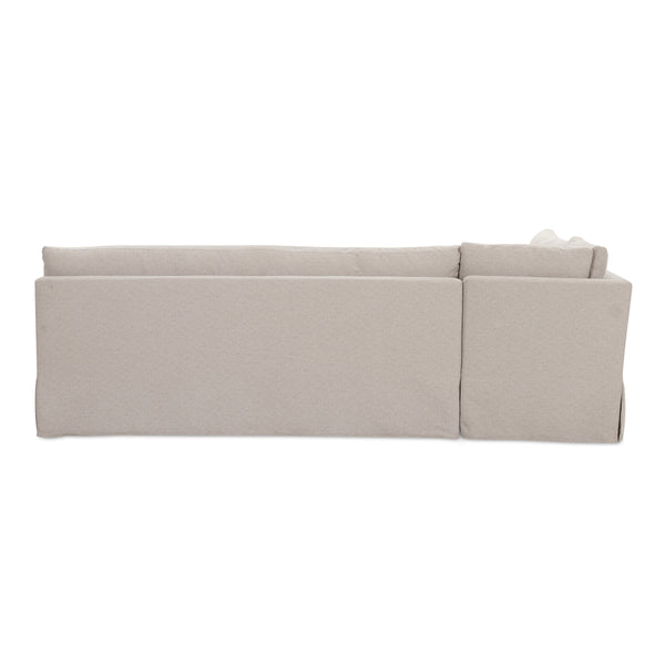 Fable L-Shape Dining Banquette Beige 100.5"