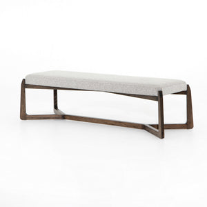 Roscoe Bench in Brunswick Pebble
