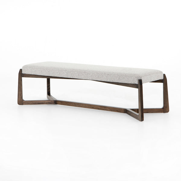 Roscoe Bench in Brunswick Pebble