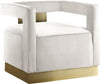 Jorge Accent Chair In Cream Velvet