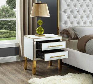 Gertrude Side Table In White