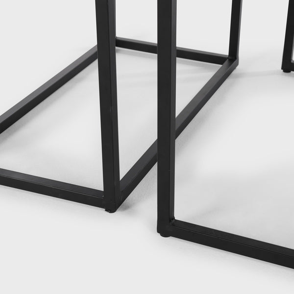 Buckley Cast Aluminum Rectangle Coffee Table Set
