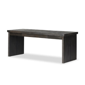 Warby Desk in Worn Black Veneer