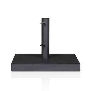 Baska Outdoor Umbrella Stand - Black Stainless Steel