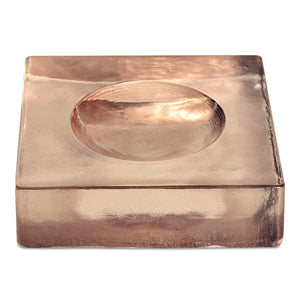Moe's Miro Glass Catchall in Soft Amber