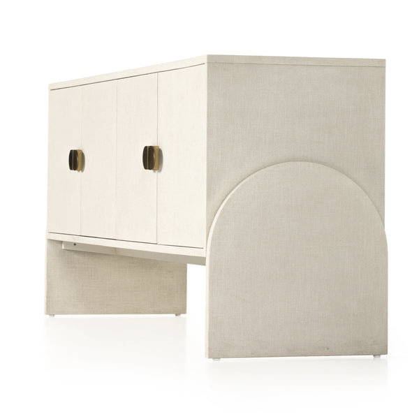 Cressida Sideboard In Ivory Painted Linen