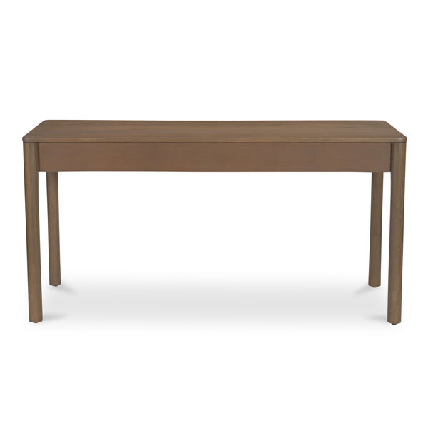 Moe's Wiley Desk with Scalloped Edges in Brown