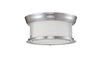 Sonna 2 Light Ceiling in Brushed Nickel Finish