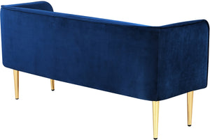 Tim Bench In Navy Velvet