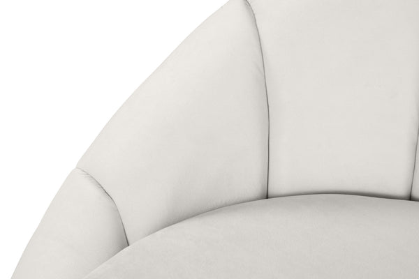 Jesse Sofa In Cream Velvet