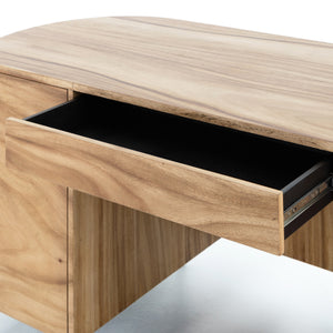 Lunas Executive Desk In Gold Guanacaste