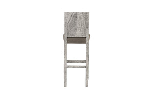 Origins Bar Stool, Chamcha Wood, Grey Stone