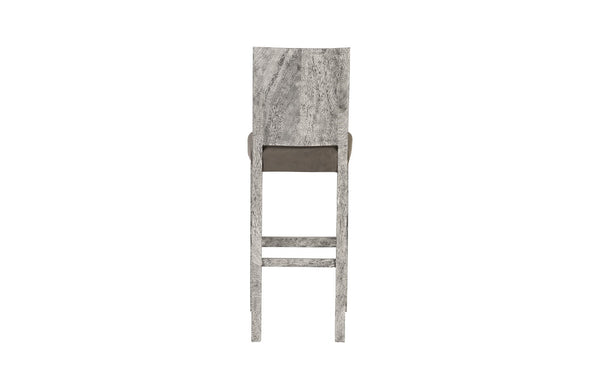 Origins Bar Stool, Chamcha Wood, Grey Stone
