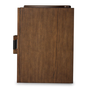Halston Nightstand In Terra Brown Ash