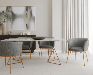 CALAIS HAND-TUFTED RUG - OATMEAL / GREY - 10' X 14'