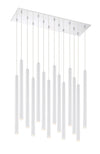 Forest 14 Light Island/Billiard in Chrome Finish