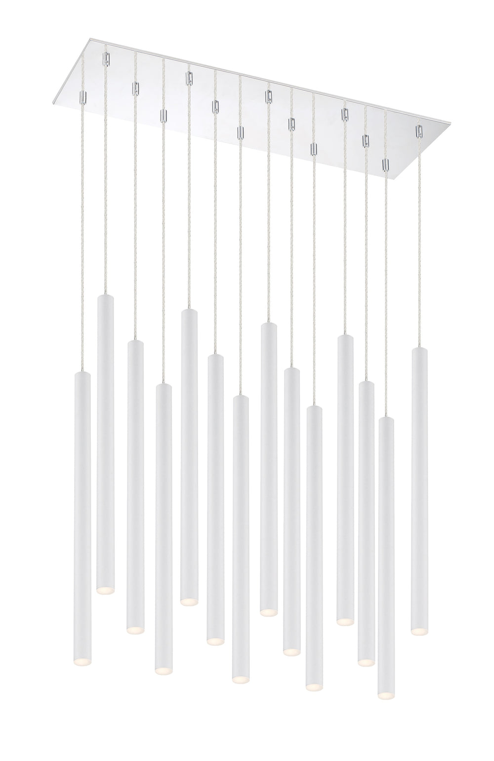 Forest 14 Light Island/Billiard in Chrome Finish